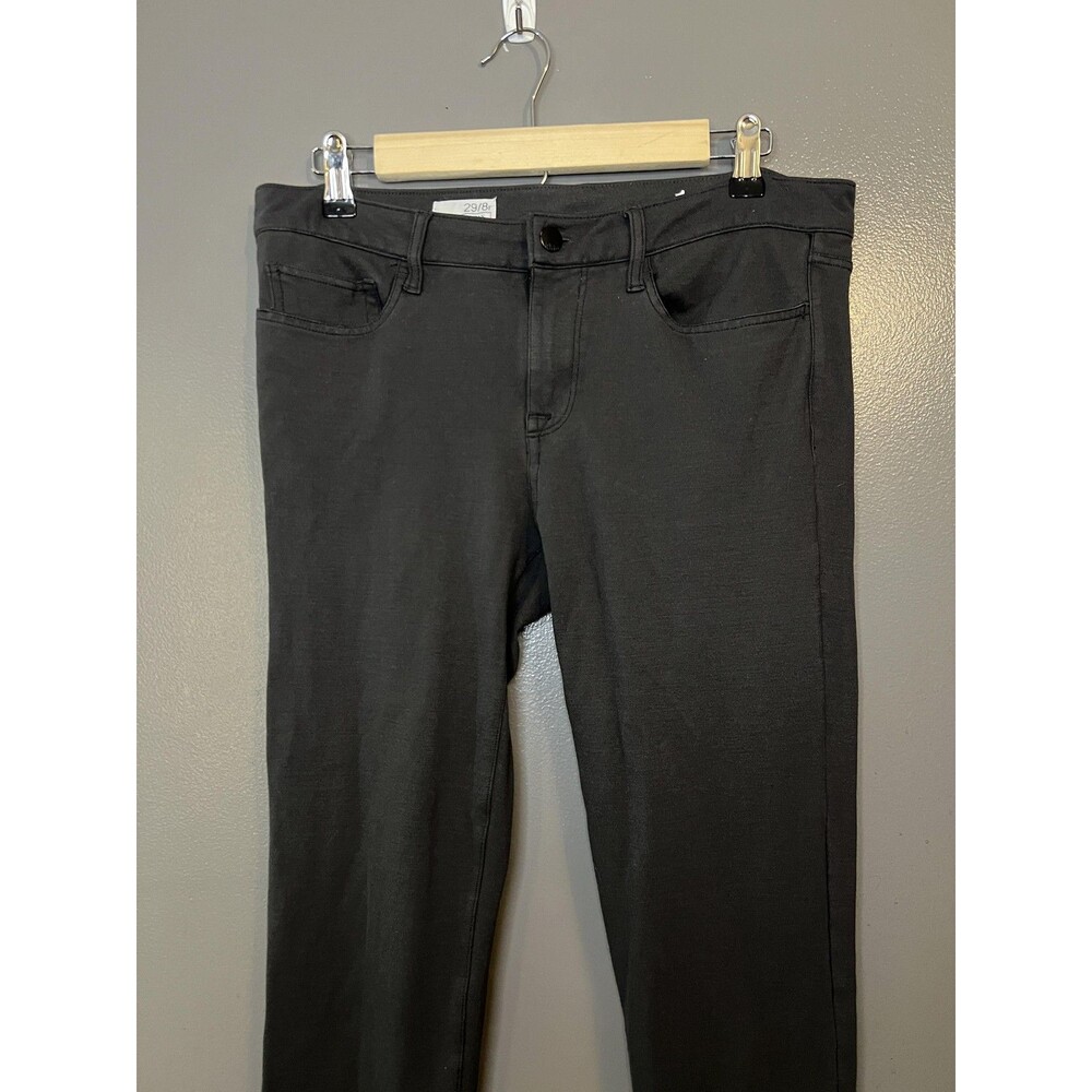 Gap 1969 Jeans Womens 8R 29 Flint Gray Legging Ponte Knit Stretch Skinny Jegging